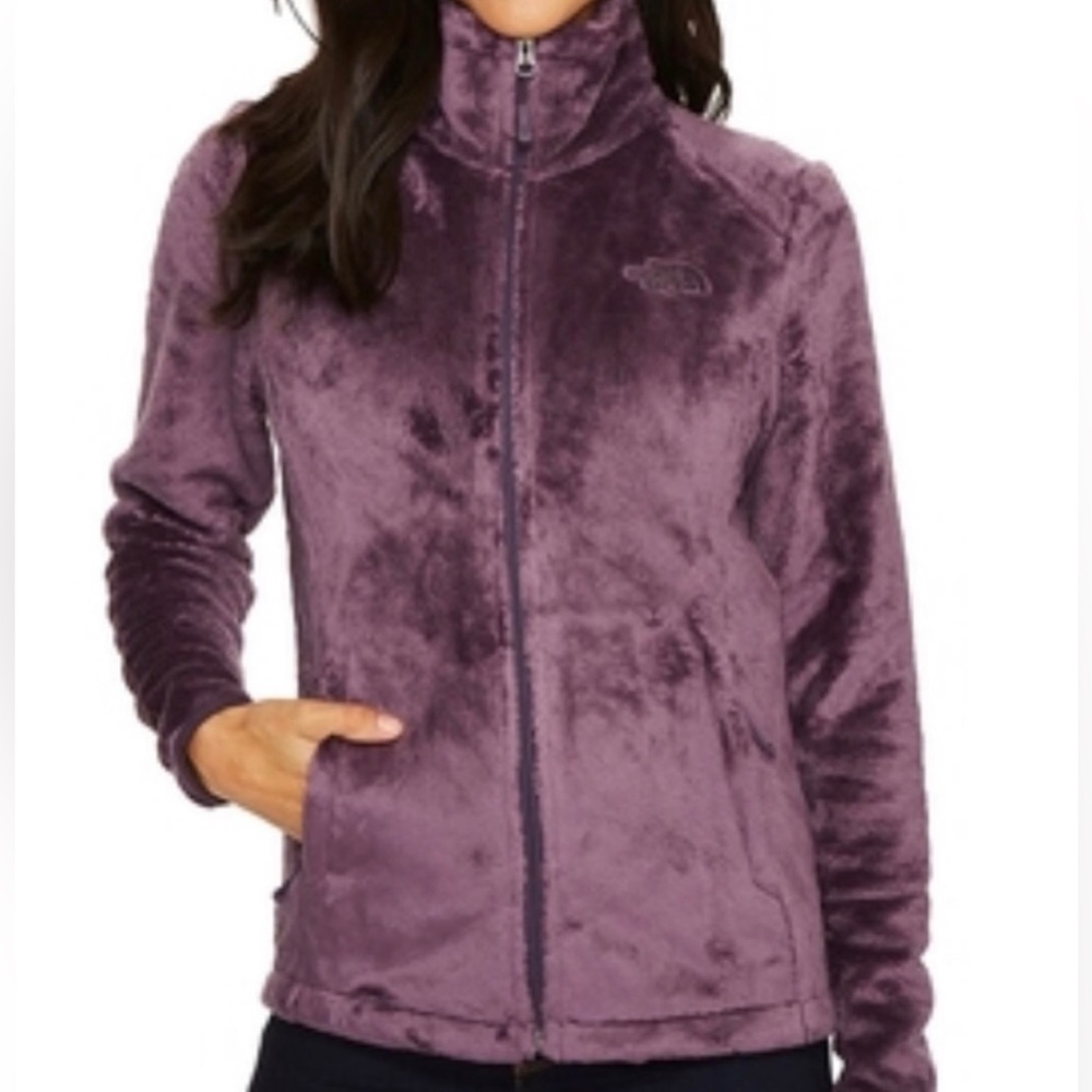 The North Face Osito 2 Purple Fleece Fluffy Full Zip Jacket